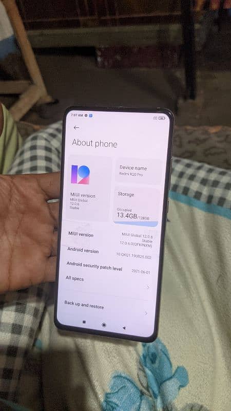 Redmi k20 pro 6gb ram 128gb PTA black camera PUBG Best location mardan 0