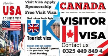 sponsor for Uk / Canada / Usa Visit visa are available