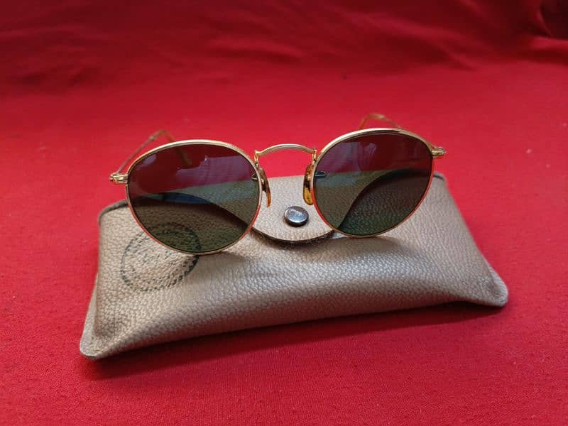 Ray- Ban. B&L   USA vintage Round frame Sun Glasses 2