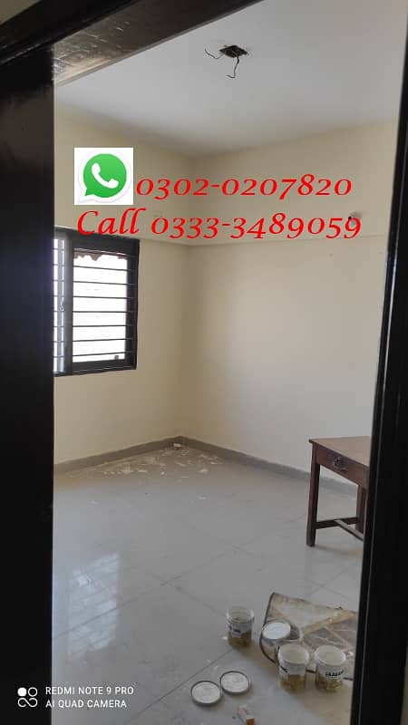 2 bed DD, 4 Rooms, Store, Flat for Rent Saima Arabian Villas North Karachi 1