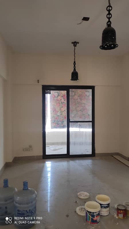 2 bed DD, 4 Rooms, Store, Flat for Rent Saima Arabian Villas North Karachi 6