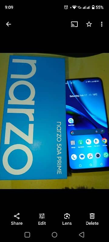 Realme narzo 50 A prime 0