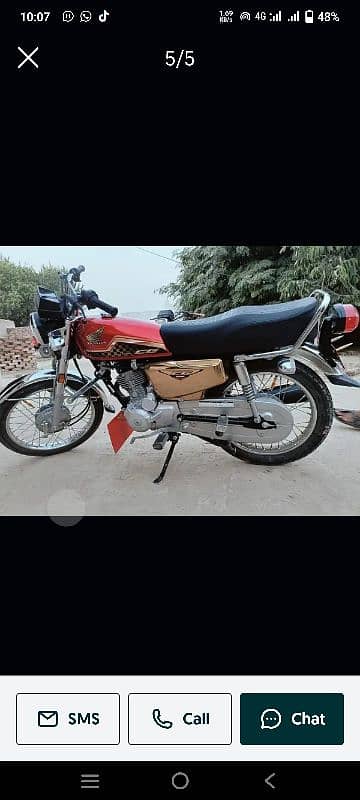 Honda 125s gold red 0