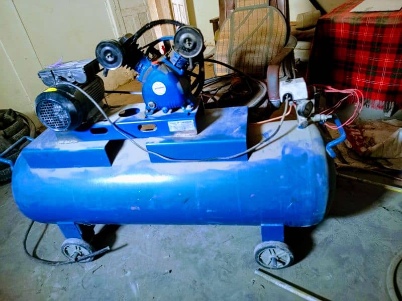 double piston air compressor japani motor pure copper automatic on off 2