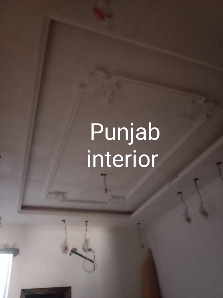 False Ceiling / Plastic Paris Ceiling / pop Ceiling / interior work 16