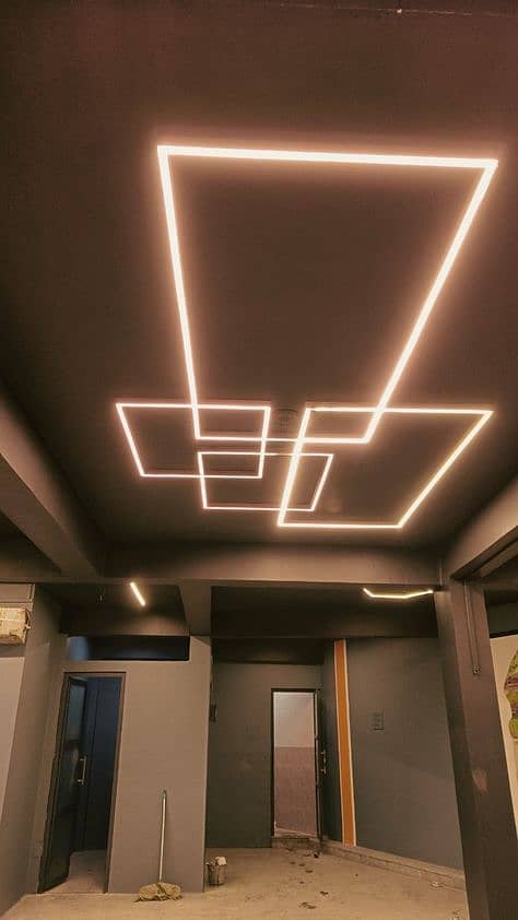 False Ceiling / Plastic Paris Ceiling / pop Ceiling / interior work 9