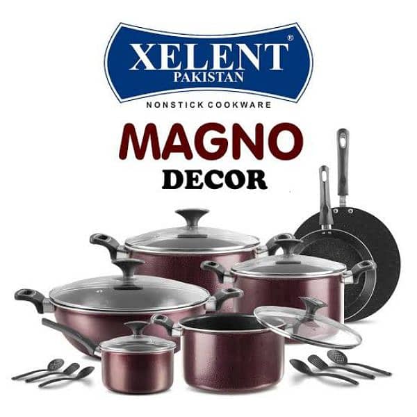 16 pcs Non stick pan set - Magno Decor [box packed] 0