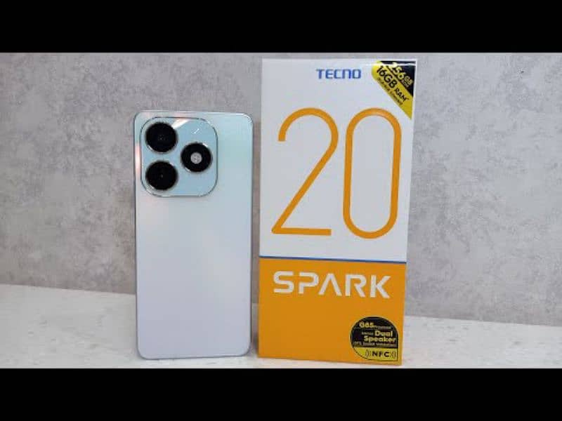 Tecno spark 20 . . 16gb/256gb condition 10/10 with box 0