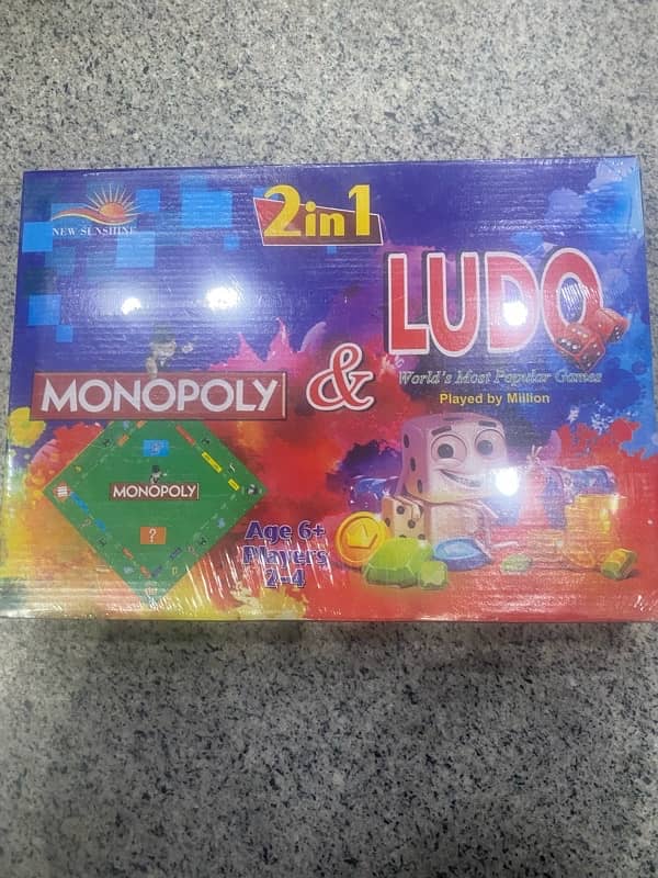 monopoly & ludo 2 in 1 2