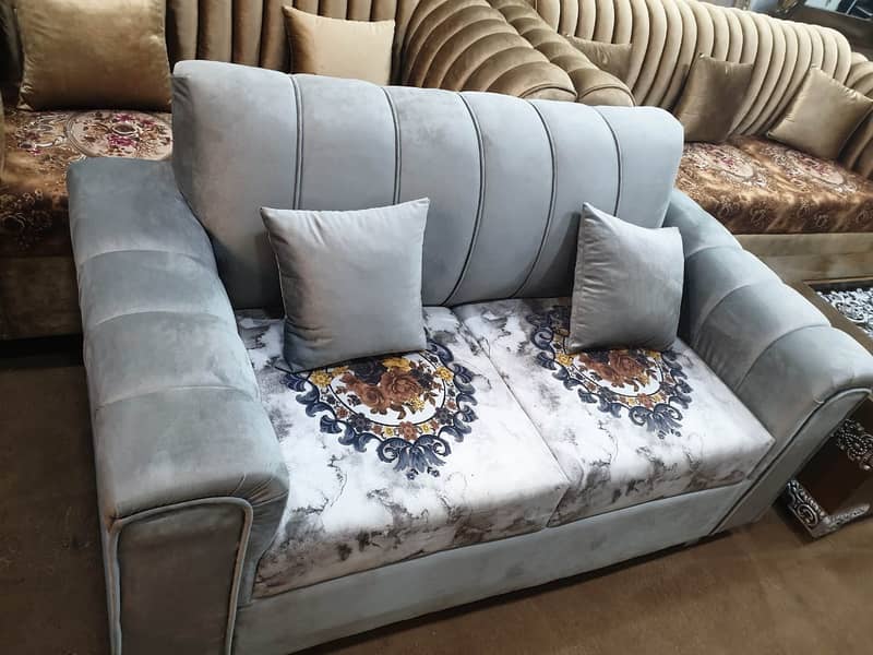 sofa set | L shape sofa | Wooden sofa | Velvet sofa | Luxury sofa 6