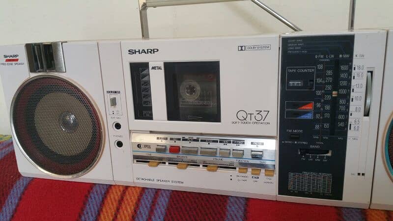 Sharp  QT 37 cassette player for sale 1