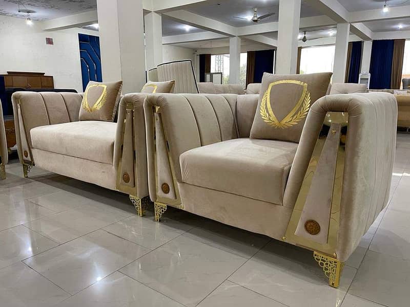 sofa set | L shape sofa | Wooden sofa | Velvet sofa | Luxury sofa 4