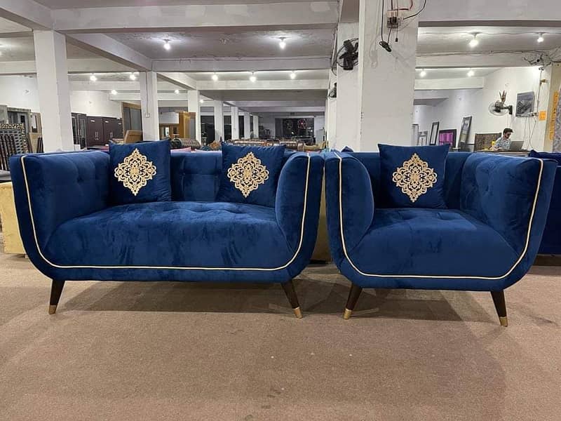 sofa set | L shape sofa | Wooden sofa | Velvet sofa | Luxury sofa 9