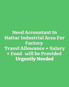 Experienced Accountant Needed For My Factory