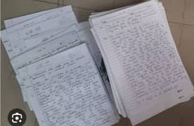 Hand Writing assignment work,data entry, available