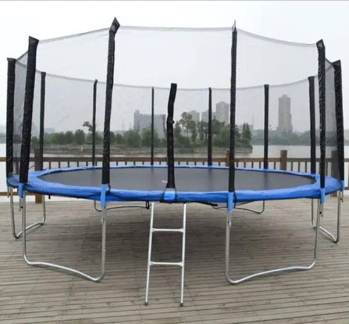 Trampoline | Jumping Pad | Round Trampoline | Kids Toy|With safety net 2