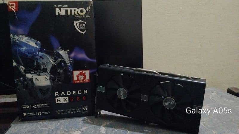 rx 580 8gb with box 0