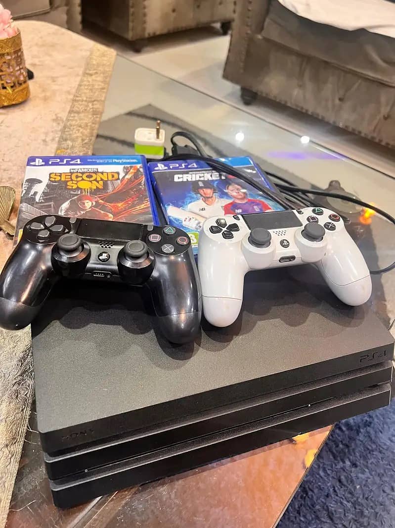 Ps4 pro 1TB With Games Purchased  Abu Dhabi. 2