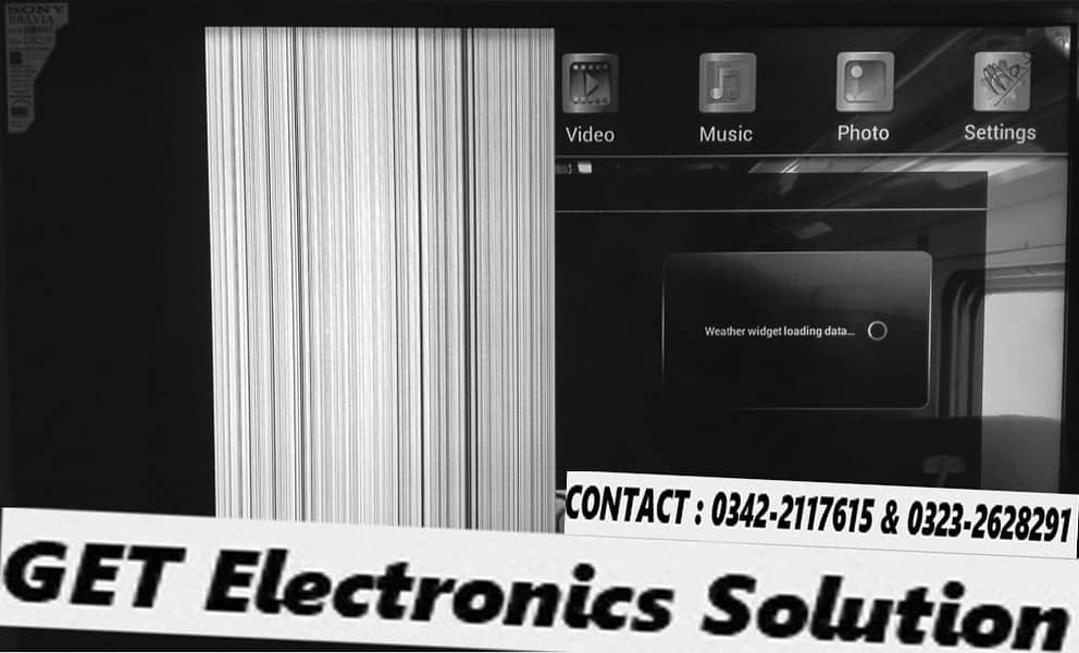 Repair Your LED & LCD TV In Lowest Cost, Half Screen Not Showing 4