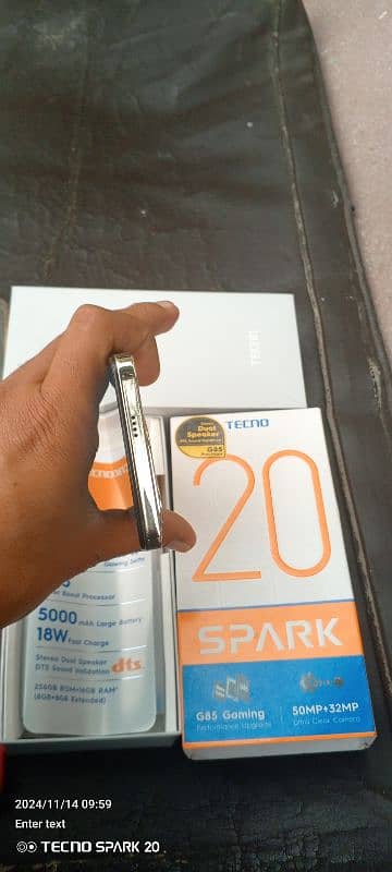 Tecno spark 20 8+8--256 my WhatsApp 03091940219 4