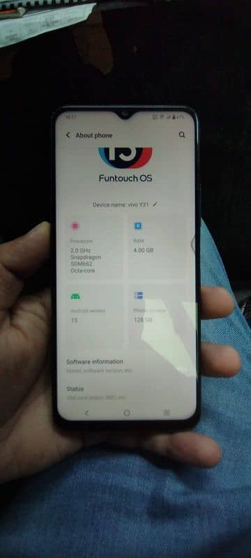 vivo y31 condition 10/9.5 0