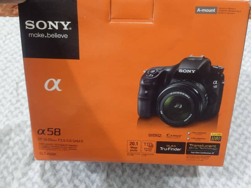 Sony DSL Camera  SLT-A58K 3