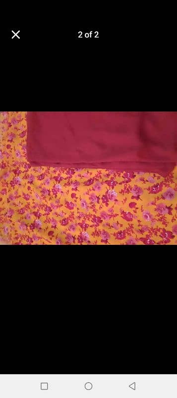 floral double georgette 0