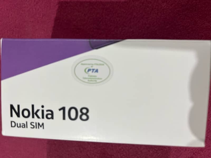 call recording wala Nokia 108 full new PTA approved 12 months warranty 1