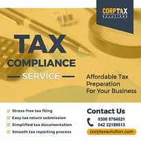 Company Registration | Tax Filer, FBR | Income Tax Return | Sales Tax, 4