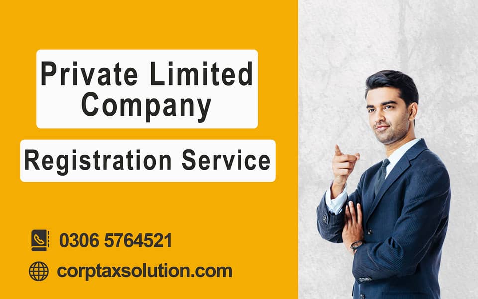 Company Registration | Tax Filer, FBR | Income Tax Return | Sales Tax, 5