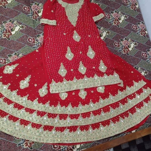 Wedding wear for barat bride 1