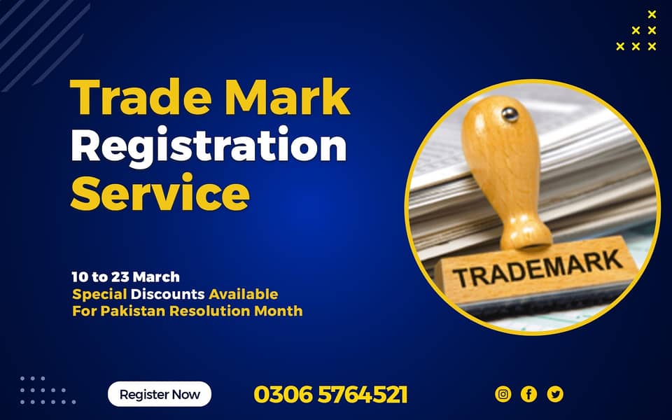 Trademark Registration, Brand IPO Registration, FIRM Registration SECP 7