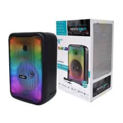 GTS 1726 8 inch woofer Portable Speaker Powerful Bass & Colorful light