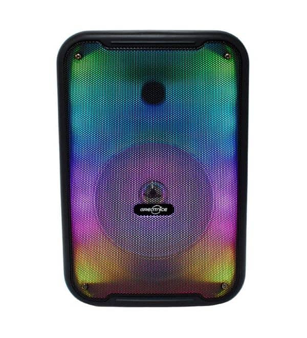 GTS 1726 8 inch woofer Portable Speaker Powerful Bass & Colorful light 2