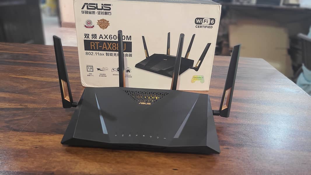 ASUS RT-AX88U AX6000 Wireless Dual-Band Wi-Fi 6 Smart Router(Box Pack) 5