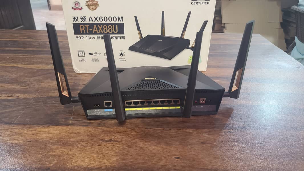 ASUS RT-AX88U AX6000 Wireless Dual-Band Wi-Fi 6 Smart Router(Box Pack) 9