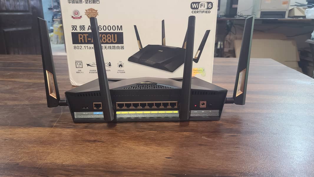 ASUS RT-AX88U AX6000 Wireless Dual-Band Wi-Fi 6 Smart Router(Box Pack) 10