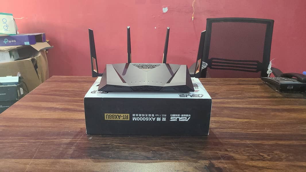 ASUS RT-AX88U AX6000 Wireless Dual-Band Wi-Fi 6 Smart Router(Box Pack) 12