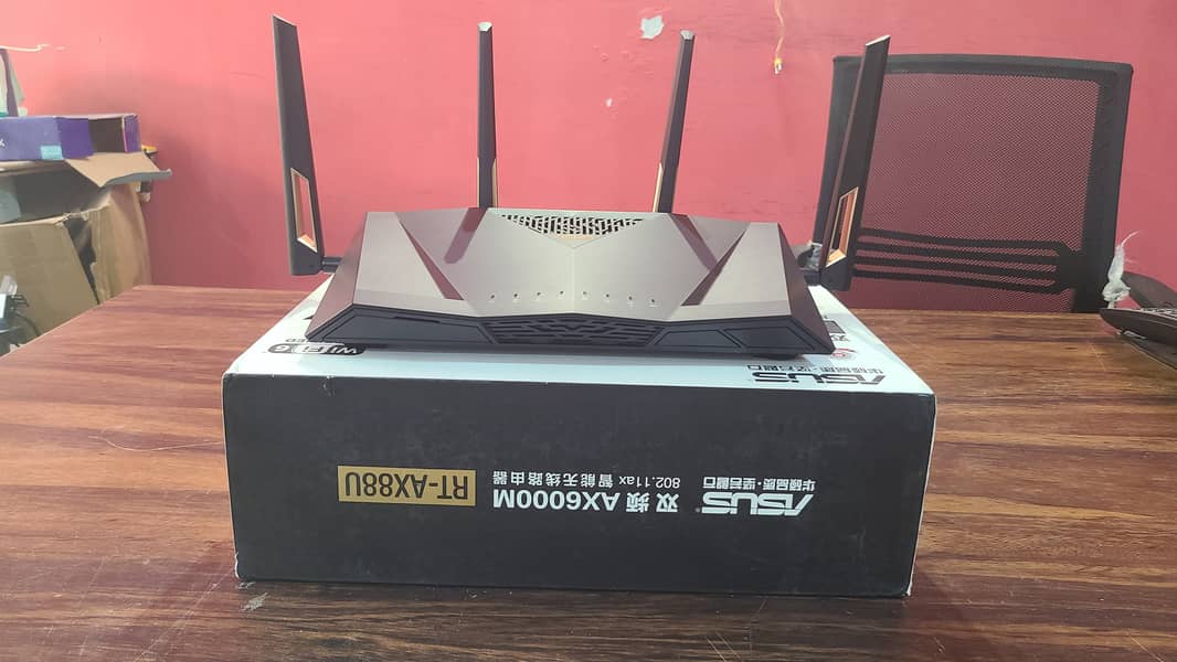 ASUS RT-AX88U AX6000 Wireless Dual-Band Wi-Fi 6 Smart Router(Box Pack) 14