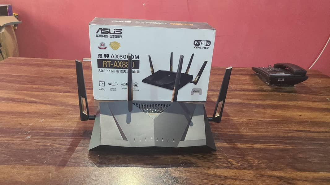 ASUS RT-AX88U AX6000 Wireless Dual-Band Wi-Fi 6 Smart Router(Box Pack) 17