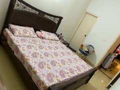 Solid King Size Bed, Bed, Bedset, Bedroom