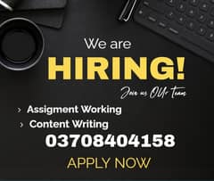 part time/home base/online/assignment/content writing/work from home