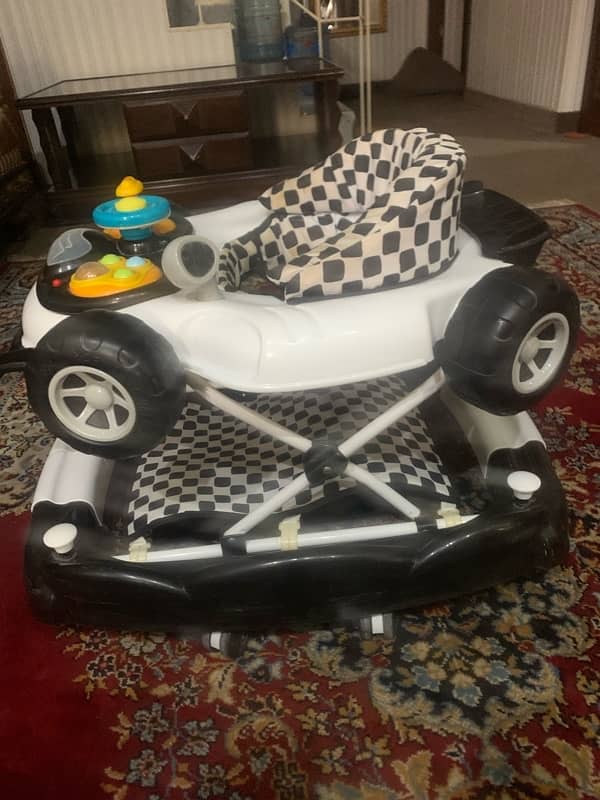 TINNIES BABY WALKER W / ROCKING BLACK 3