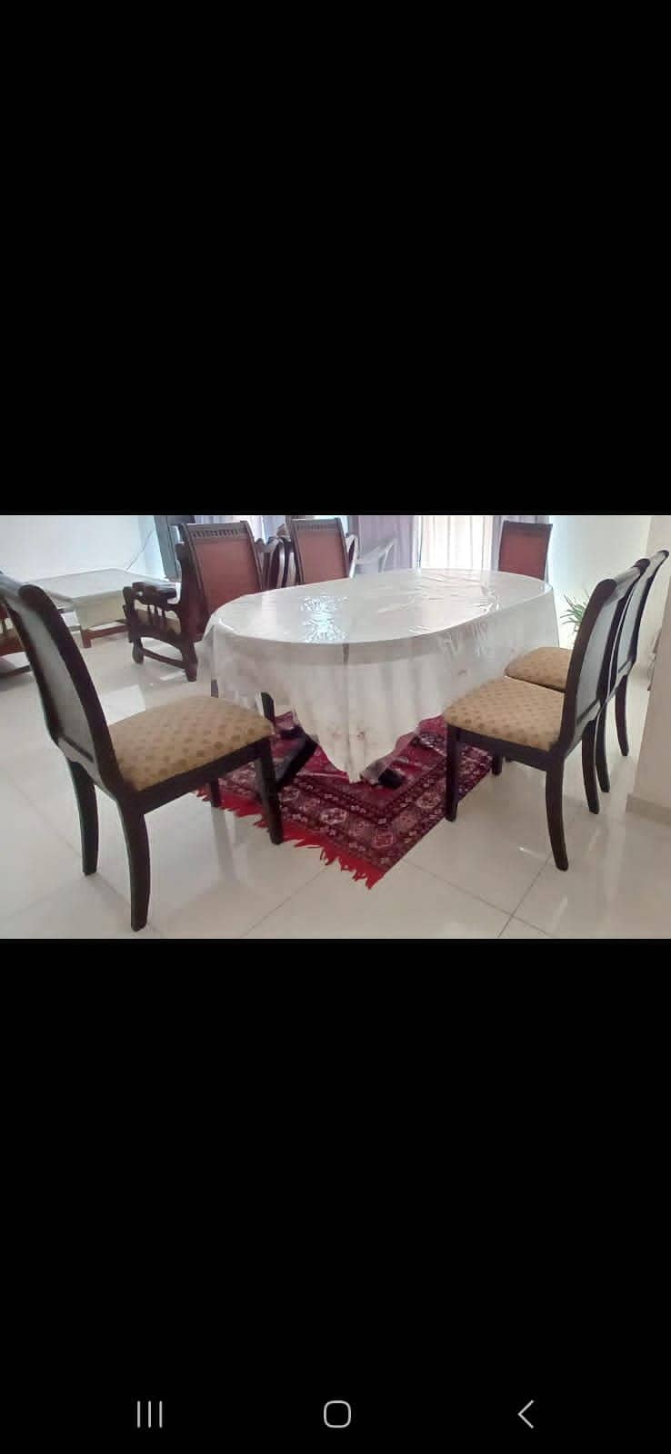 Elegant 6-Seater Dining Table Set 0