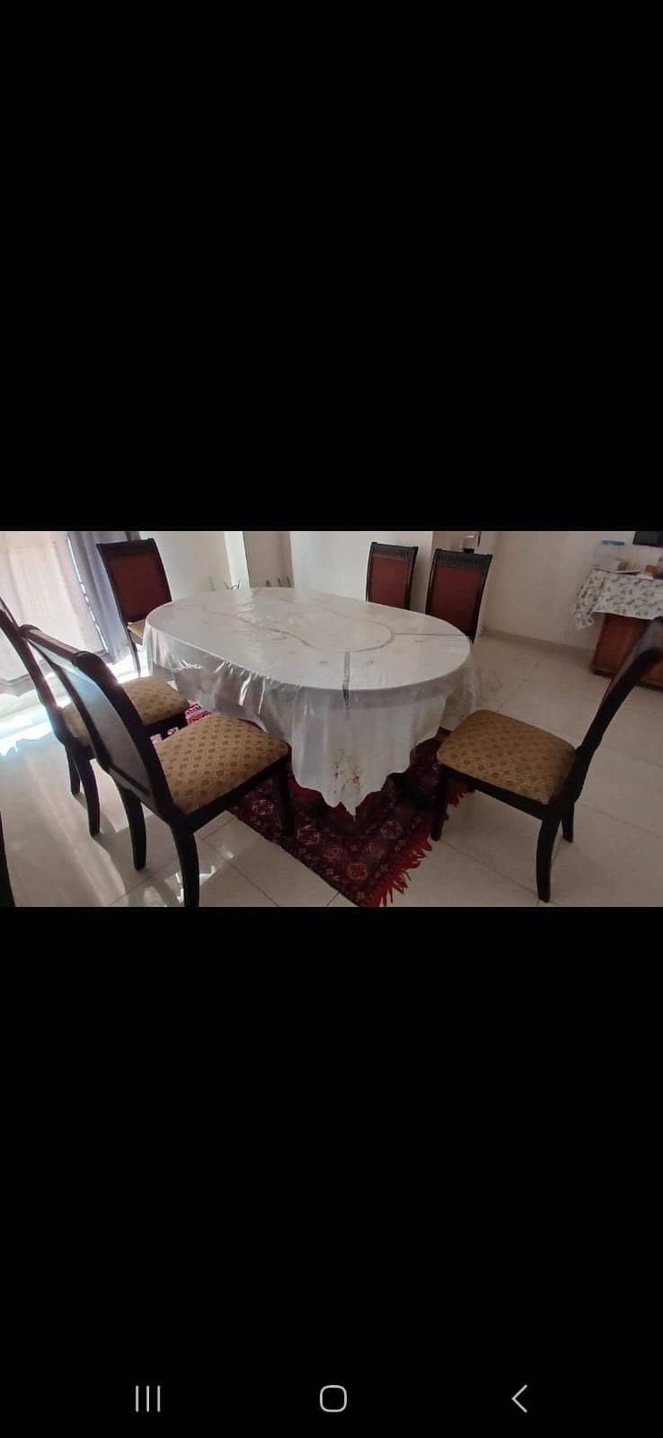 Elegant 6-Seater Dining Table Set 5