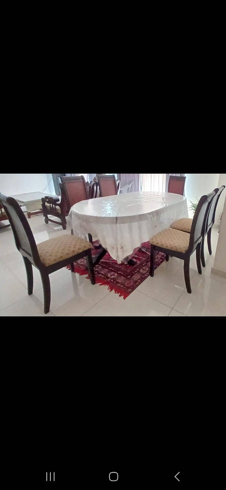 Elegant 6-Seater Dining Table Set 6