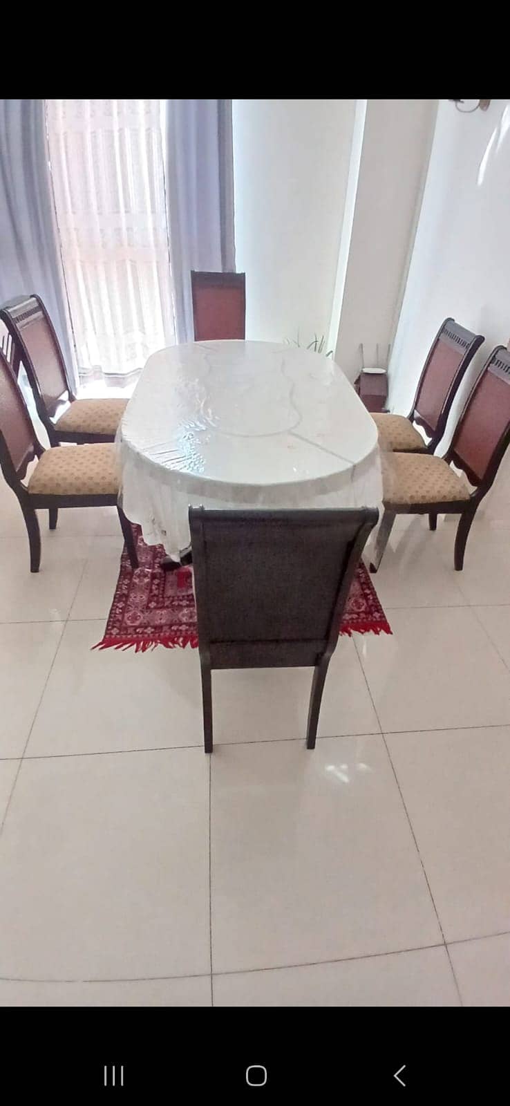 Elegant 6-Seater Dining Table Set 7