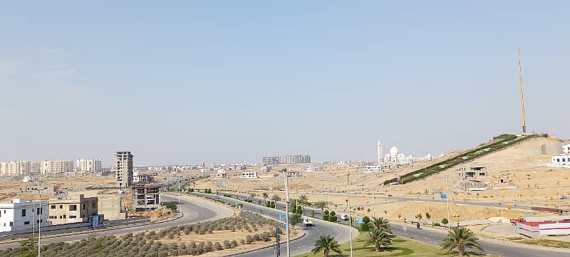 Bahria Hills Plots FOR SALE. Facing Jinnah Avenue and 2km from Main Entrance of BTK Heighted Location 28