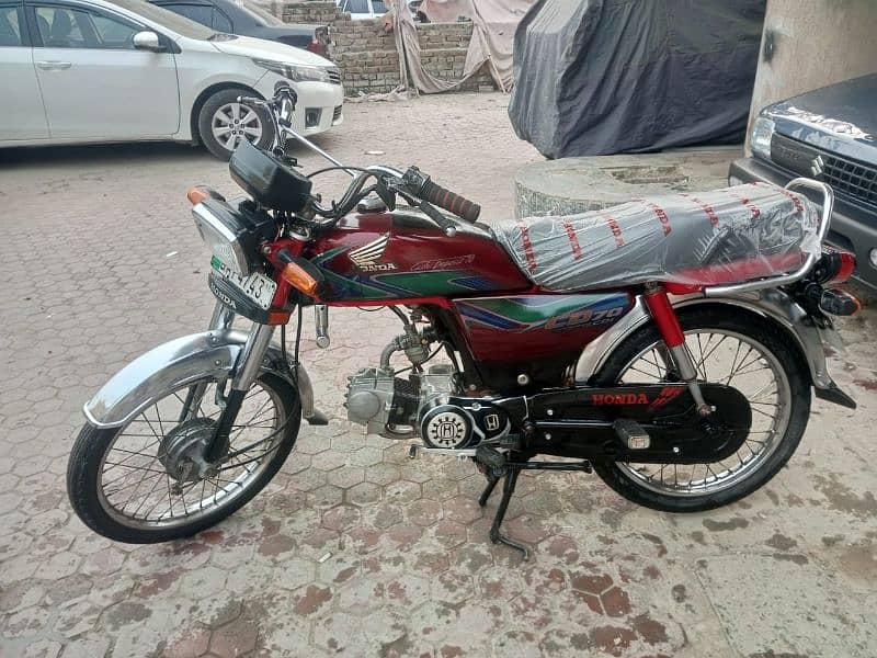 Honda 70 Model 2018 Panjab Number 13