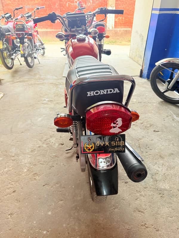 Honda Cg 125 2023 _All punjab number 6